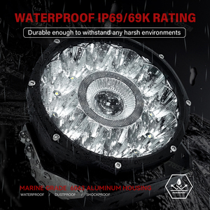 ไฟหน้ารถจี๊ปทรงกลม 7 นิ้ว <span class=keywords><strong>150W</strong></span> 11000LM 12V สีขาวเหลือง ไฟตัดหมอก ไฟเลเซอร์สำหรับขับขี่ รถยนต์ รถตู้ รถบรรทุก 4x4 ไฟสปอร์ตไลท์ออฟโรด - Product Image 4