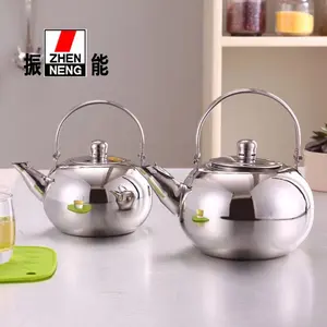 非電気沸騰水ストーブケトル付きワイヤレスステンレス製湯沸かし器