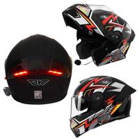 Casque intégral modulaire rabattable en ABS pour adultes, accessoires moto haut de gamme, vente flash