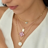 QX personnalisé OEM bijoux fins de luxe pour femmes plaqué or rose 18 carats 925 argent sterling trèfle à quatre feuilles fleur bague en zircon cubique