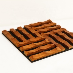 MUMU 3D Art Decor partizione camera da letto di alta qualità nuovo materiale interno in legno altre tavole pannello di rivestimento della parete - Product Image 5