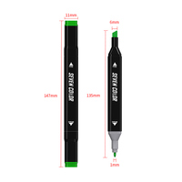 Marcadores de Alcohol de Doble Punta, 80 Colores, Marcadores Artísticos de Punta Fina para Adultos y Niños, Juego de Dibujo para Colorear, en Caja