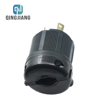 Prise de courant industrielle standard américaine NEMA L6-30P 30A 125V avec 3 prises