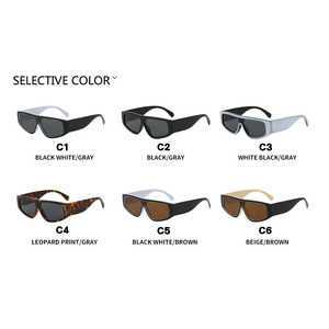 Gafas de Sol de Moda 2025 con Diseño Ojo de Gato y Bloques de Color para Mujer, Lentes Ópticas UV400, Selección de Influencers Europeos y Americanos - Product Image 4