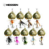 Leurre Spinner OEM 9cm 11g en Acier Carbone pour Pêche au Bar, Saumon, Marlin en Eau Douce et Salée