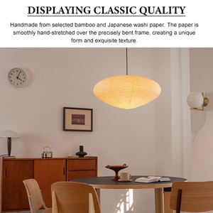 Hochwertige Bambus faden Kronleuchter Villa Wohnzimmer Esszimmer Beleuchtung Schalter Steuerung LED Pendel leuchte - Product Image 2