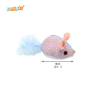 Juguete de Peluche para Gatos, Diseño de Ratón Colorido, Personalizado por el Fabricante Famipet, con Catnip - Product Image 3