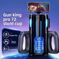 Masturbateur masculin Thunder Cannon King Pro Aircraft Cup Gaming Cabin, entièrement automatique, télescopique, électrique, à aspiration et serrage