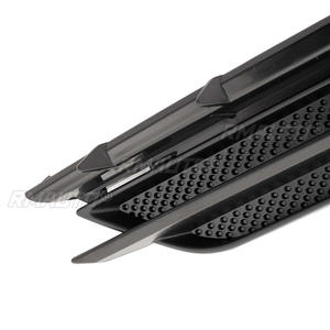 Pour Lincoln MKC 2015-2019 Cache-phare antibrouillard Pare-chocs avant Grille DRL Cadre de phare Accessoires de voiture Noir Gauche Droit - Product Image 4