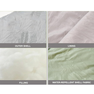 Sac de couchage WOQI, longueur standard, nylon argenté respirant, pour temps chaud, randonnée, camping, adulte. - Product Image 5