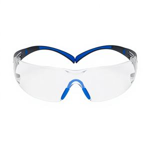 Lunettes de sécurité 3M Securefit SF401SGAF, monture en plastique sans cadre, verres transparents, diffusion de pression, protection UV, revêtement anti-rayures, norme ANSI - Product Image 1