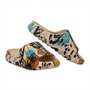 BreezeStep Ladies' Printed Light Weight EVA <b>Foam</b> Slipper Breathable Anti-Slip Summer <b>Slide</b> Sandals Pillow Cloud Home Autumn - Product Image 4