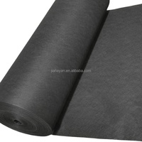 Rouleaux de feutre non tissé aiguilleté en polyester recyclé 1mm 2mm 3mm, gris clair, doux, rigide, respirant, pour plantation, anti-UV