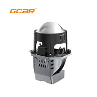 Lente de Proyector de Alta Gama GCAR R5 MAX 65W 6000K Luz Blanca TIR LED, Faro de Proyección con Prisma Universal para Automóvil