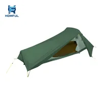 Tenda de acampamento iluminada homful, tenda para caminhada ao ar livre