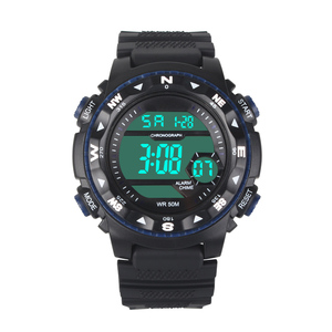 Nuevo Reloj Deportivo de Moda para Niños, Reloj de Pulsera de Plástico, Cronógrafo con Alarma, <span class=keywords><strong>Cronómetro</strong></span>, Resistente al Agua 50M, Relojes Digitales para Hombre - Product Image 1