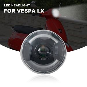 ไฟหน้ารถมอเตอร์ไซค์ยงจิน สีขาว DRL ไฟหน้า LED ทรงกลมสีดำ สำหรับเวสป้า สกู๊ตเตอร์ LX - Product Image 2
