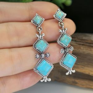 Orecchini Pendenti Geometrici per Donne, Stile Vintage Bohémien, Accessori per Orecchie da Indossare Quotidianamente - Product Image 2