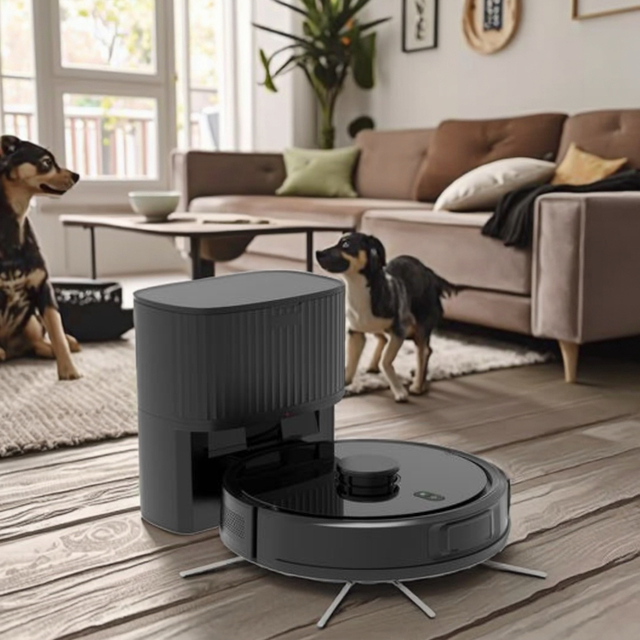 Robot Strong Suction Power Wet/Dry 2-in-1 Automatic Cleaning Electric App-Controlled HEPA Brushless Motor Household Vacuum
