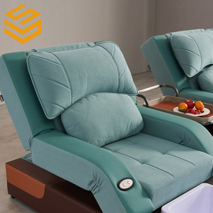 Multi-Function <b>Reclining</b> Stainless Steel Chair with Modern Design for Nail Salon Hotel Living Room Use - Product Image 4
