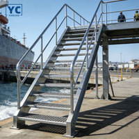 Escaliers en acier et aluminium soudés sur mesure pour villa, hôtel, design moderne, intérieur, extérieur, escaliers en métal