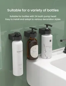 Supporto per Dispenser di sapone liquido manuale in plastica per casa