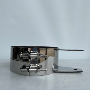 6 '',7'' ,8 '',10'' 304SS Late KW Clamp Top KW <span class=keywords><strong>II</strong></span> Abrazadera de escape para Kenworth - Product Image 1
