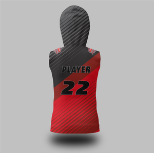 Custom 7v7 Vlag Voetbal Compressie Uniformen Jeugd 7v7 Voetbal Mouwloos Met Hoodies - Product Image 4