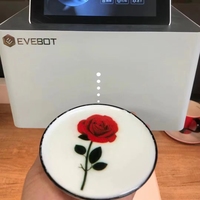 EB-FC1 Nouvelle imprimante à plat semi-automatique couleur pour café et aliments avec encre comestible certifiée CE pour utilisation en réception d'hôtel