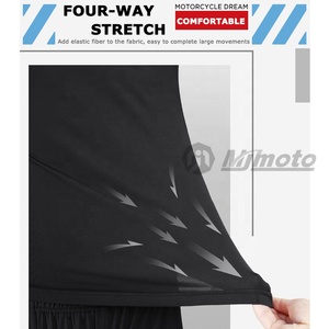 Sweat-shirt noir pour <span class=keywords><strong>moto</strong></span>, séchage rapide, léger et doux; chemises confortables pour le voyage ou les loisirs; hauts pour motards; ensembles de <span class=keywords><strong>sous</strong></span>-vêtements - Product Image 6