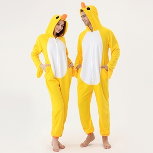 Livraison gratuite Combinaison Kigurumi Costume d'animal <span class=keywords><strong>canard</strong></span> Pyjama adulte Vêtements de nuit pour femmes Hiver - Product Image 1