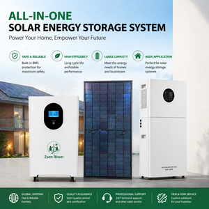 Kit de Sistema de Energía Solar para el Hogar, 10Kw, 15Kw, 20Kw, 30Kw, 5Kw, Sistema de Paneles Solares Híbrido Fuera de la Red, Todo en Uno, Conjunto Completo - Product Image 1
