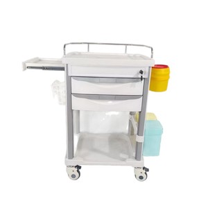 Carrito de Hospital Móvil con Cajones y Cestas para Uso Médico en Clínicas o Ambientes de Atención Ambulatoria - Product Image 4