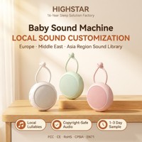 Machine à Sons pour le Sommeil des Bébés Commande en Gros |   Veilleuse à bruit blanc CE RoHS pour nourrissons |   Distributeur sur le marché européen