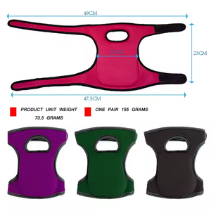 Safety Flex Work Industries Genouillères Protège-genoux à coque dure avec protège-jambes en néoprène et mousse EVA Protection de sécurité sportive - Product Image 5