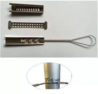 Pince de Suspension de Type S câble de chute en plastique pince de Suspension fixe pince de cale pour accessoires de câble FTTH Telecom