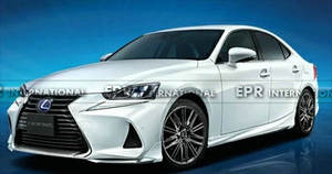 Lèvre avant de type MOD pour Lexus IS 300 300h 350 ASE30 30 17-20 facelift F Sport avec garniture chromée intégrale - Product Image 4