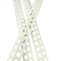 NQFIBER PVC de haute qualité avec maille en fibre de verre pour cloison sèche Perle d'angle en métal pour la protection des murs Perle d'angle pour panneaux de gypse