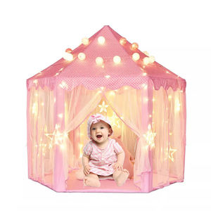 Casa de Juegos para Interiores y Exteriores, Castillo de Princesa para Niñas, Carpa de Juegos Grande para Niños, Casa de Juegos para Bebés para la Creatividad - Product Image 1