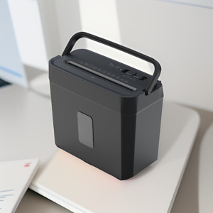 Office Confidential Shredder Mini Cross Cut 4 Sheets <b>Paper</b> Capacity 8l For Home And Office Use Model Os403 - Product Image 1
