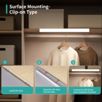 Barre lumineuse LED linéaire à montage en surface, longueur personnalisée, CRI 90+, 12V 24V, luminescence sur trois côtés, profil en alliage d'aluminium, garantie 3 ans