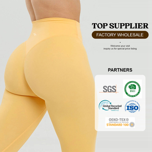 Leggings de Yoga Personalizados, Suaves, Transpirables, de Cintura Alta, Levanta Glúteos, <span class=keywords><strong>para</strong></span> <span class=keywords><strong>Mujer</strong></span>, Gimnasio, Fitness, Pilates - Product Image 3