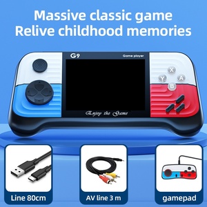Máy chơi trò chơi điện tử G9 Máy chơi game cầm tay cầm tay bỏ túi Màn hình <span class=keywords><strong>3</strong></span>.0 inch tích hợp trò chơi 666 - Product Image 5