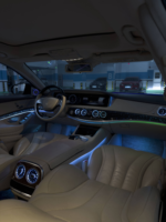 SJC-64 couleurs pour Mercedes-Benz Classe S W222 2014-2020, éclairage d'ambiance intérieur, éclairage d'ambiance de voiture, barre de lumières LED 12V