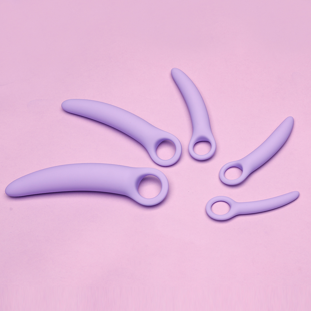 5-piece Silicone Anal Plug Trainer Set for Beginners