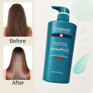 Champú Reparador de Queratina OEM, Protección del Color y Rizos, <span class=keywords><strong>Cabello</strong></span> Dañado, Brillo Natural, Nutritivo, Vegano, Hidratante, Certificado GMPC - Product Image 1