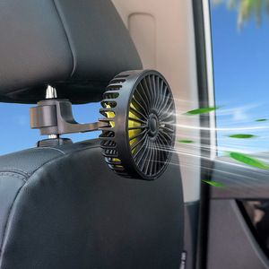 Ventilateurs de siège auto USB Ventilateur de refroidissement de voiture électrique 5V USB pour siège arrière pour bébé enfants passagers Plastique alimenté par USB uniquement sans batterie - Product Image 2