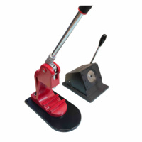 Machine professionnelle 7 en 1 pour la fabrication de badges pour petites entreprises, kit de presse à boutons ronds de 25/32/58 mm