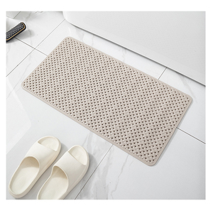 Alfombrilla de ducha de baño de PVC antideslizante, alfombrilla de succión de drenaje doméstico, alfombrillas de bañera con ventosas de agarre - Product Image 4