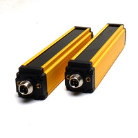 Capteurs optiques série PHOSKEY SG2C-F12-NC, écartement des faisceaux 10 mm, DC 10-30V, NPN, rideau lumineux de sécurité, capteurs de sécurité